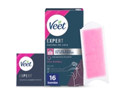 Bandas Depilatórias Cera Fria Expert Axilas VEET emb. 16 un