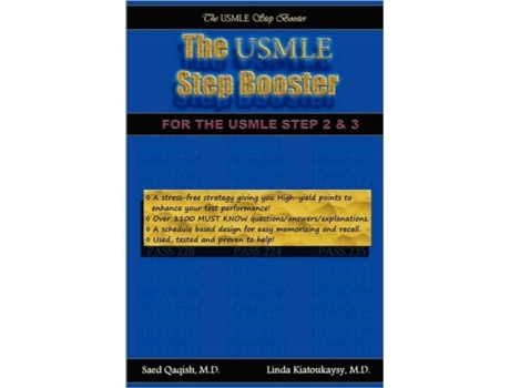 Livro The USMLE Step Booster Saed Qaqish, Linda Kiatoukaysy (Inglês)