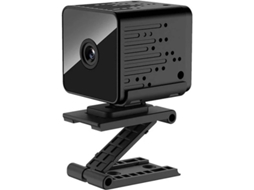 Câmera espiã WiFi, câmera espiã oculta sem fio, ideal para babás via aplicativo, com detecção de movimento e visão noturna Bestvite (preta)