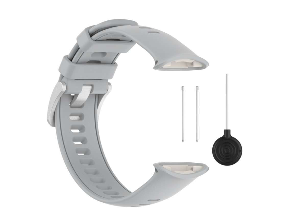 Pulseira de Relógio de Silicone para Polar Vantage V2 Cinza