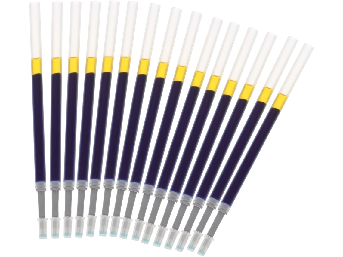 60 Refis Práticos Para Caneta Gel Azul 0,5mm Feitos De Material Pp Sem