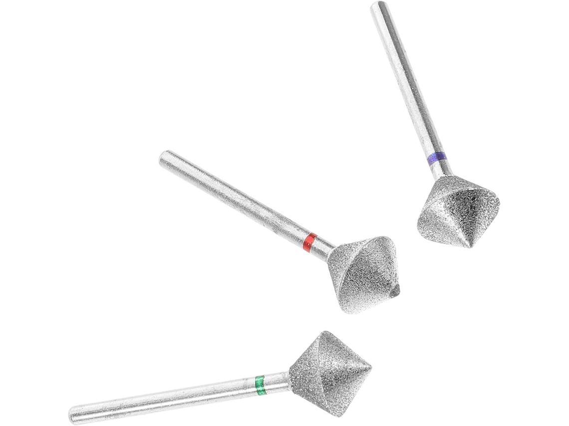 Conjunto De 3 Brocas Para Lixar Unhas E Cutículas