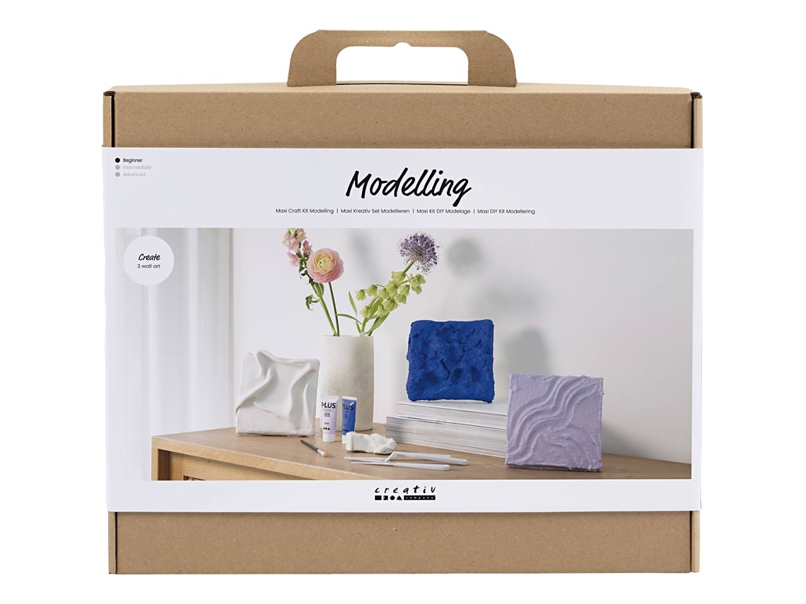 Conjunto De Hobby Creativ Company Para Escultura, Decoração De Parede E Pintura . (maxi Set)