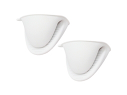 Ferramenta Par Air Fryer Separado Do Calor para Evitar Pinças Quentes Miniluvas de Forno Branco Leitoso Silicone Resistente Ao Cooking Pinc UISAVE