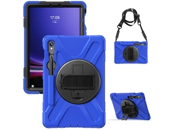 Capa Para Samsung Galaxy Tab S9/s9fe 11 Capa Protetora De Suporte De Cinta Antiqueda Gusshious Azul Escuro