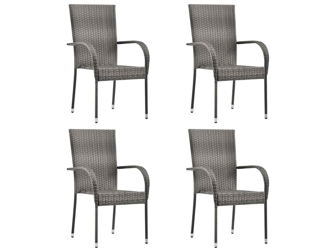 Dining Chair, Dining Chairs Vidaxl Cinzeto Rattan / Vime (n/a)