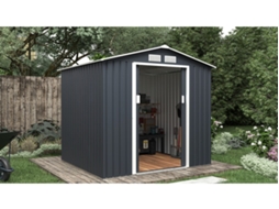 Abrigo de jardim de metal 4,07 m² Habitat et Jardin