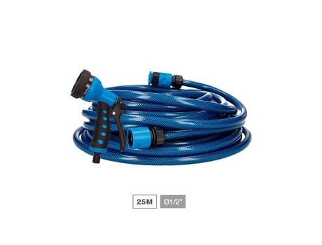 Kit De Mangueira De Jardim Hisua Ø3/4 19mm 25m Navelis