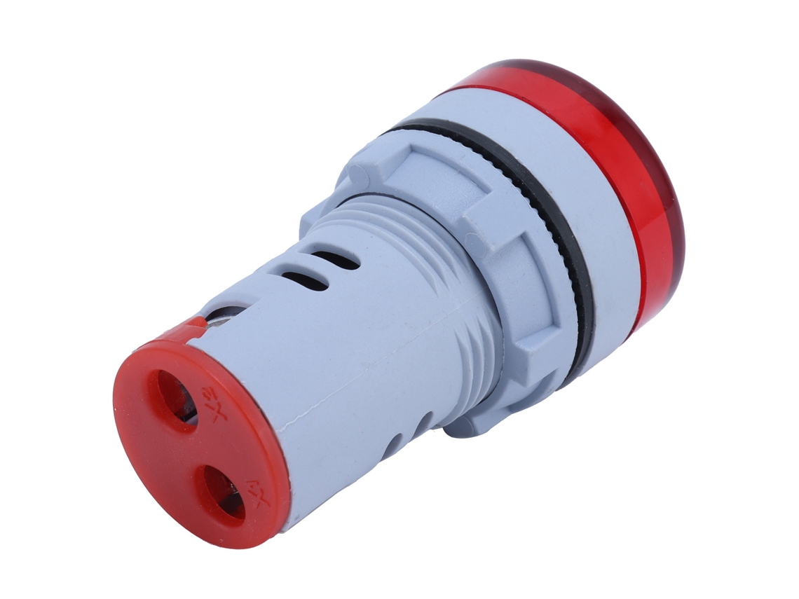 Indicador Sinal Tensão Digital Redonda Ac 60 500v