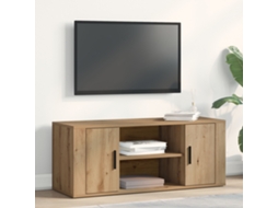 Móvel De Tv | Armário Para Tv | Suporte De Tv Carvalho Artisan 100x35x40 Cm Madeira Engenheirada Wsd537227 Lovely Home