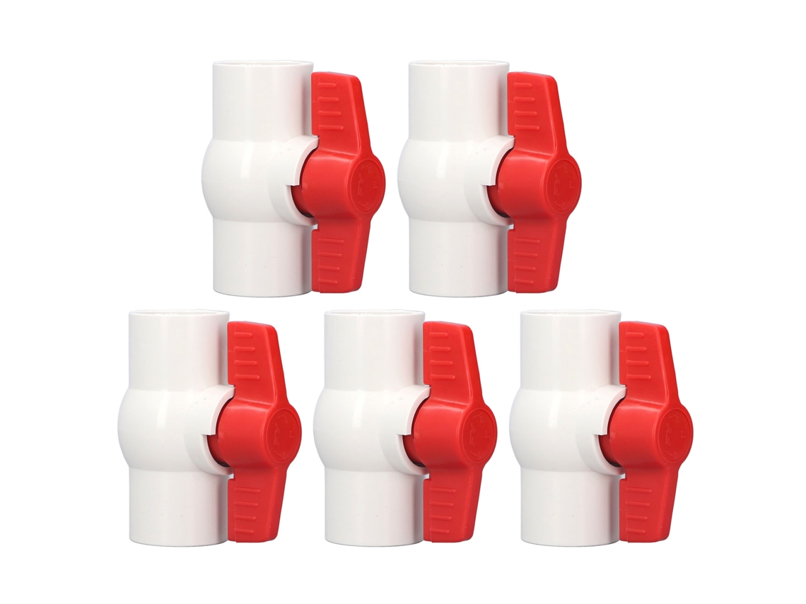 5 Válvulas Bola Pvc Conexão Rápida 32mm