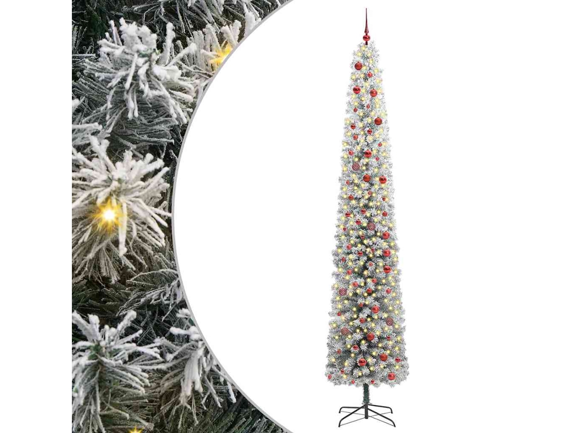 Vidaxl Árvore De Natal Artificial Verde 300 Cm Pvc E Aço E Plástico
