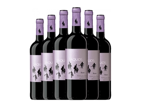 Vinho VAQUOS Tempranillo Ribera del Duero Carvalho (0.75 L - 6 Unidades)