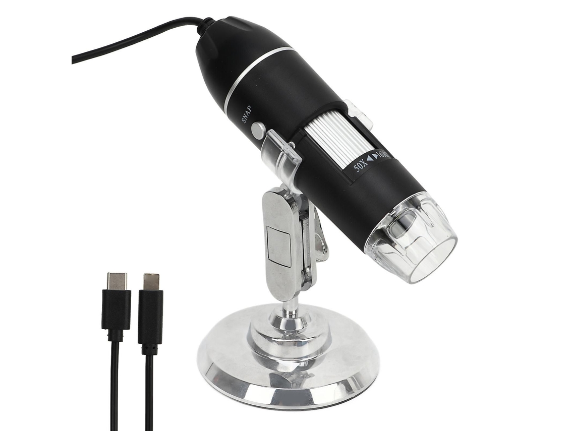 Microscópio Digital Portátil Usb Para Android – Zoom De 1600x E Câmera De 2mp