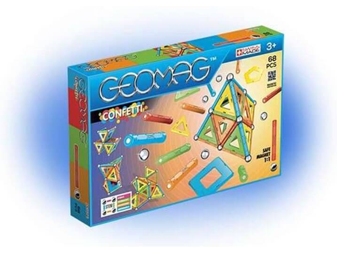 Construção GEOMAG Confetti (68 Peças)