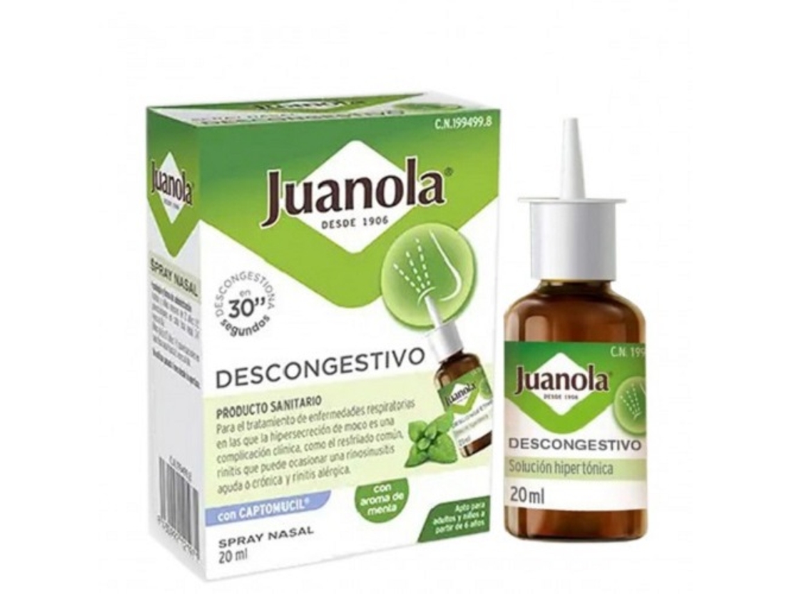 Spray Nasal JUANOLA Descongestionante (20 ml)