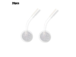 Pads De Eletrodo Com Cabo Para Terapia Tens Massager Corporal Cervical Eletrônico 2024