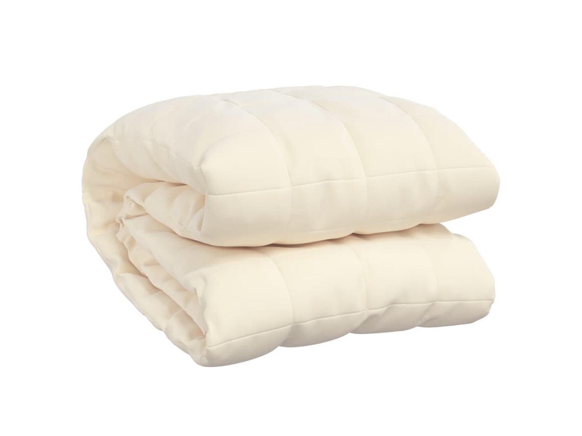 Weighted Blanket, Weighted Blankets Vidaxl Creme Tecido (137 X 200 Cm)