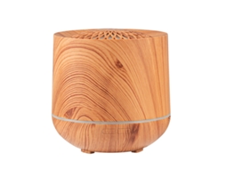 Difusor De Óleos Essenciais 300ml Difusor De Ar Humidificador Com Grão De Madeira Nevoeiro Frio Desliga Automático Para Casa Quarto Escritório Spa Aca