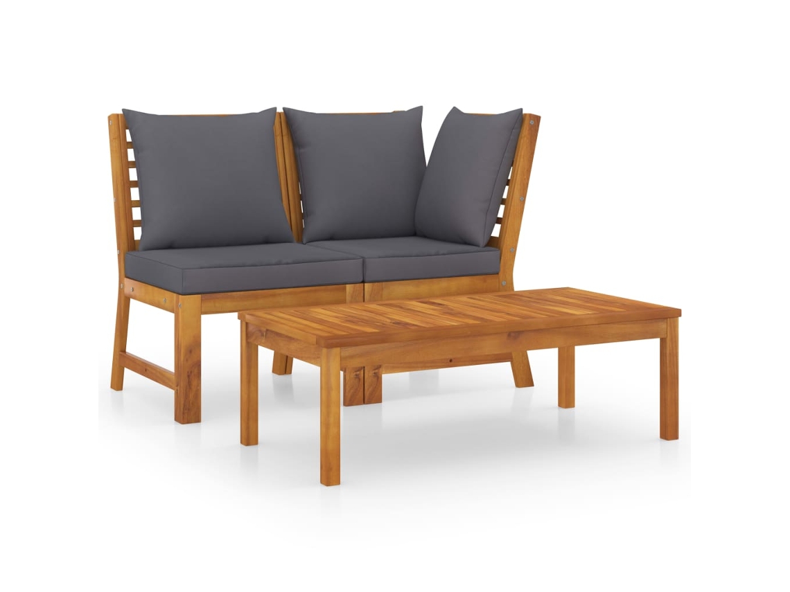 Garden Lounge Set, Garden Lounge Sets Vidaxl Marrom Madeira (n/a)