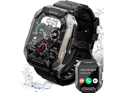 Smartwatch Para Homens Com Resposta/fazer Chamadas Mais De 100 Modos Esportivos Relógio Fitness À Prova Dágua Ip68 Bateria De Longa Yizhood