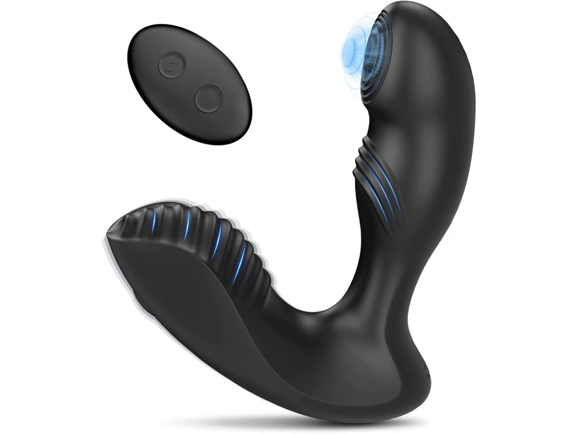 Vibrador De Controle Remoto 3 Em 1 Com 7 Modos De Toque E Vibrao Para Adultos (preto) Yizhood