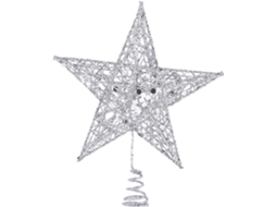 Topo De Árvore De Natal Com Aparência Brilhante, Enfeite De Estrela Para Amplas Aplicações Em Atmosfera Festiva, Topo De Árvore De Natal Brilhante, Re