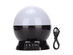 Projetor De Estrelas Multifuncional 360 Graus Rotação Luz Noturna Para Quarto Bebê E Dormitório