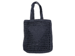 Bolsa De Palha Artesanal Para Praia Viagem Malha De Pesca Bolsa Tote Casual De Ombro