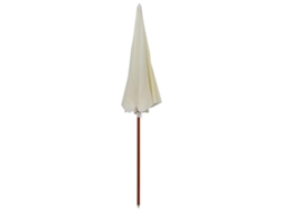 Maison Exclusive - Guarda-sol De Jardim Com Poste De Aço 240 Cm Cor Areia