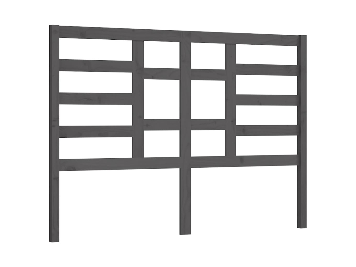 Cabeceira 146x4x104 Cm Pinho Maciço Cinzento MAISON EXCLUSIVE