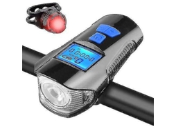 Conjunto De Luzes Led Recarregáveis ​​para Bicicleta, Incluindo Lanterna Traseira E Dianteira.