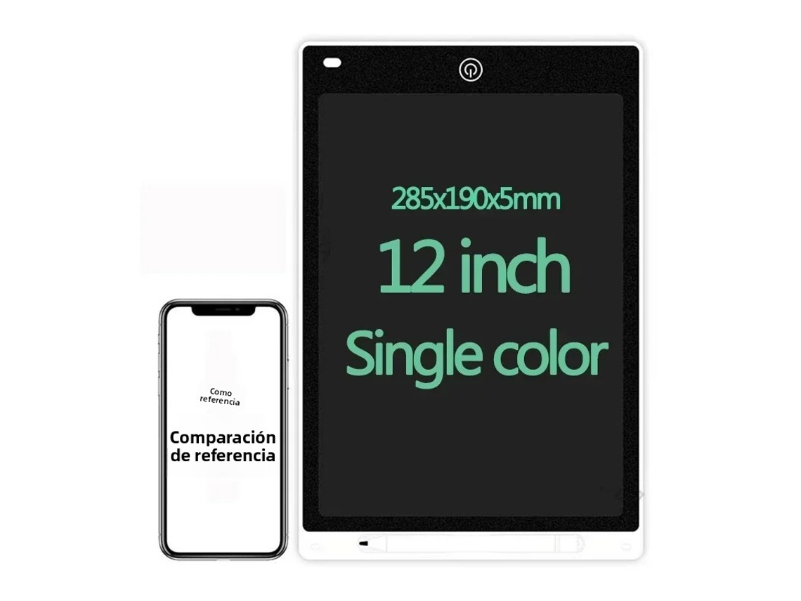(tablet Lcd Monocromático A De 12 Polegadas) Para Escrita À Mão, Prancheta De Desenho,prancheta Para Desenho E Esboço Infantil,auxílio Didático