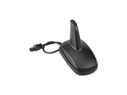 Antena De Teto Fm/am Para Golf 5 6 T5 Com Conector Fakra Macho Preta Negro