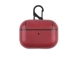 Capa protetora de couro com gancho para fones de ouvido (exceto Apple AirPods Pro). GIECY