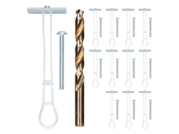 Kit De Âncoras Para Drywall Com Instalação Rápida E Fácil Âncoras De Parede Resistentes Ajustáveis