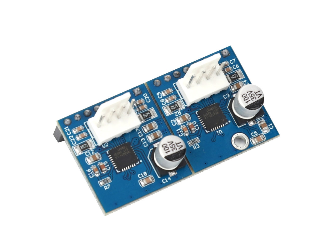 Módulo de expansão de duplo acionamento TMC2224 PCB azul alta estabilidade para extrusora de impressora 3D