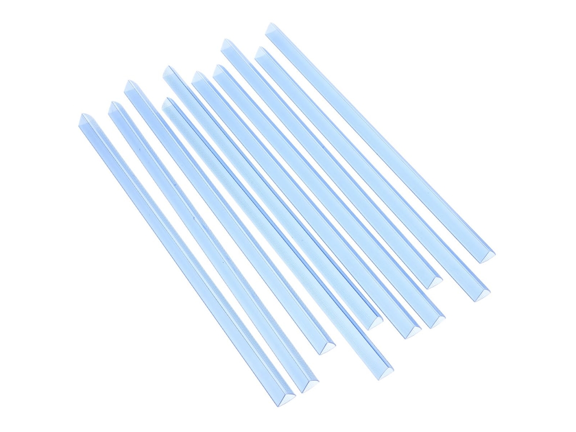 Pastas de papel Ciieeo A4 (310 mm x 15 mm) com prendedores de corrente transparentes e barras ajustáveis para carteira escolar.