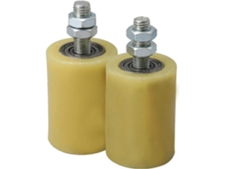 Rueda Guía de Acero M12 50x70mm Con Rodamiento 6201zz de Pp, Paquete de 2 para Puertas Eléctricas Y Hierro
