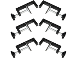 Topbathy Conjunto de 6 Grampos Manuais Imikeya para Marcenaria, em G Invertidos Prensas Dobradeiras e