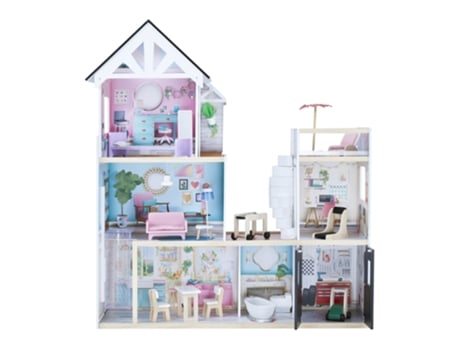 Casas de Bonecas OLIVIA'S LITTLE WORLD (Madeira - Multicor - 125,1 cm)