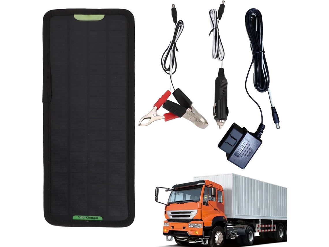 Carregador Solar Para Bateria De Carro, Dispositivo De Manutenção De 5w.