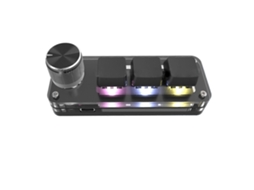 Teclado Mecânico De 3 Teclas Com Botão Rgb Para Jogos, Teclado De Programação, Miniteclado Mecânico, Teclado Personalizado, Macro K Ly Ebike