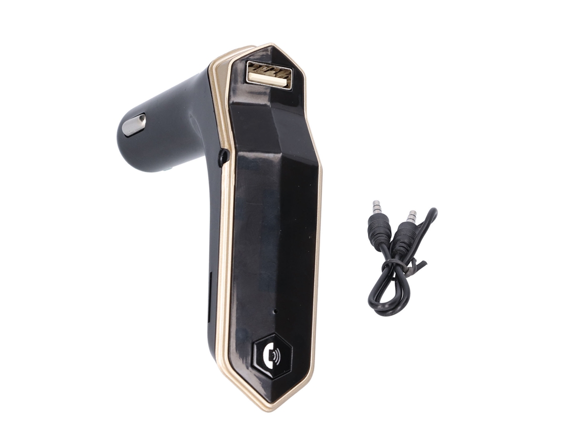 Modulador Fm para Carro S8 com Bluetooth, Porta Usb e Entrada Aux CHABERLU