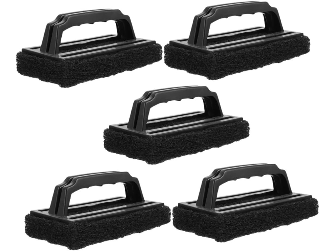 Conjunto De 5 Escovas De Limpeza Para Churrasqueira, Compactas