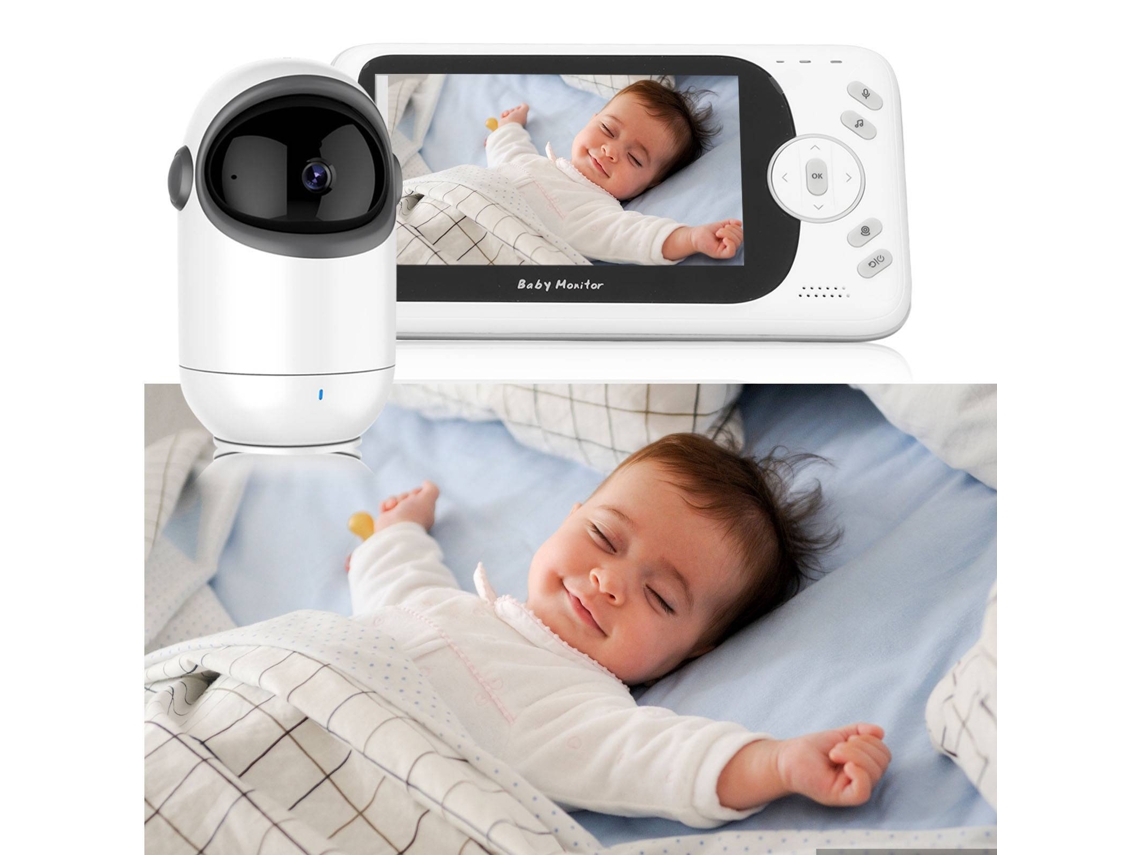 Babá Eletrônica Com Vídeo, Visão Noturna, Tela De 4,3 Polegadas, Comunicação Bidirecional, Alcance 260 M, Câmera Vigilância Sem Fi Aquaforge