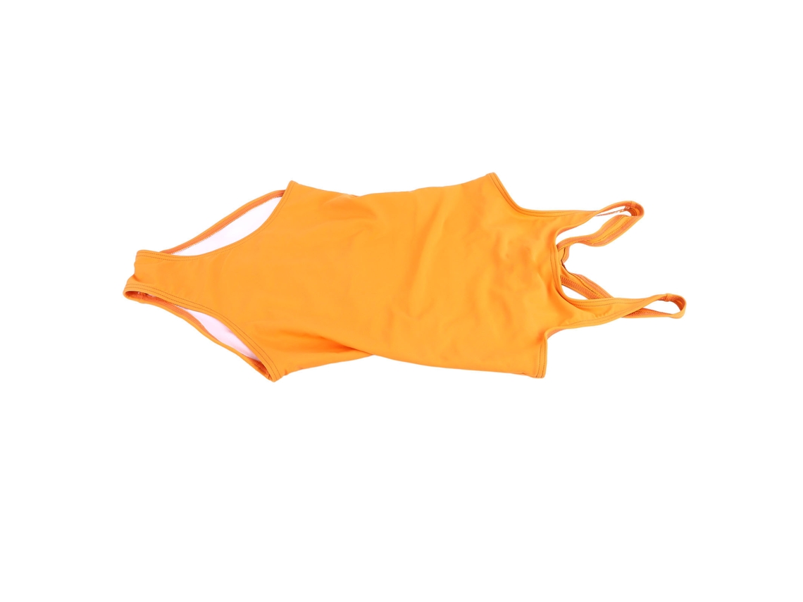 Traje de Banho uma Peça Laranja Amarelo S