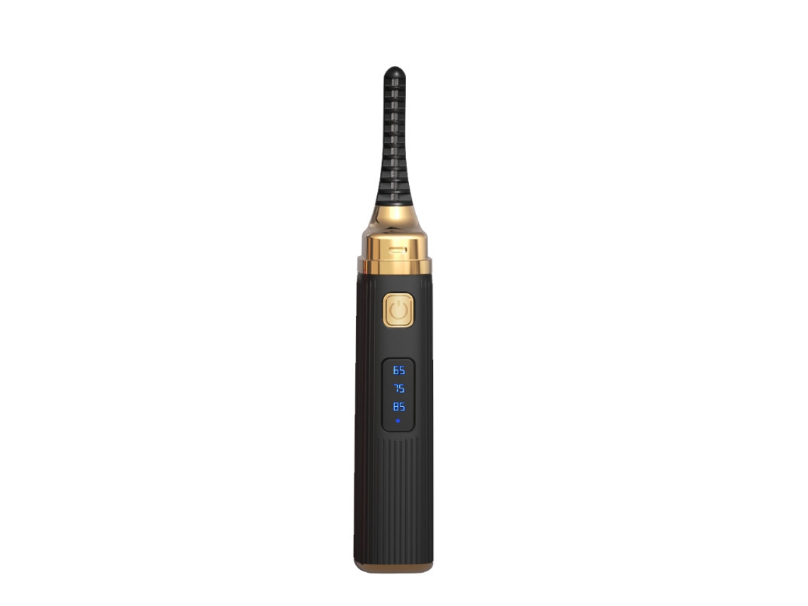 Modelador De Cílios Aquecido, 3 Modos De Temperatura, Com Porta Usb, Para Maquiagem De Cílios Naturais Enrolados (preto)