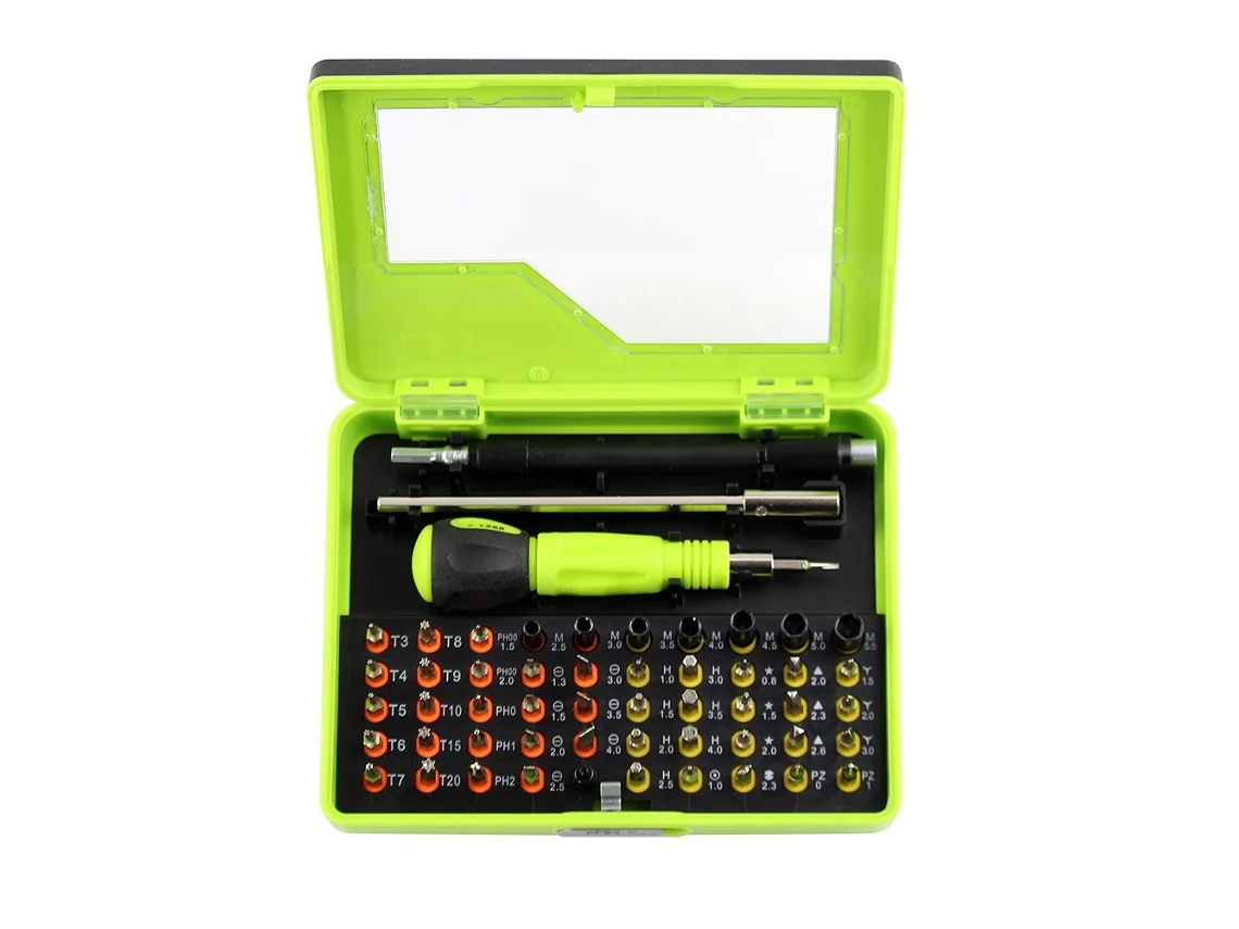 Laxiscreed Conjunto De Ferramentas Eletrónicas 53 Em 1 Para Pc E Laptops Com Multiherramienta Integrada