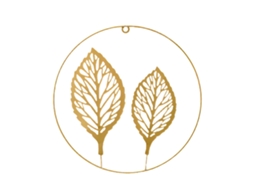 Laxiscreed Decoração De Parede Com Folha De Ginkgo Dourada Para Salão | Arte E Elegância